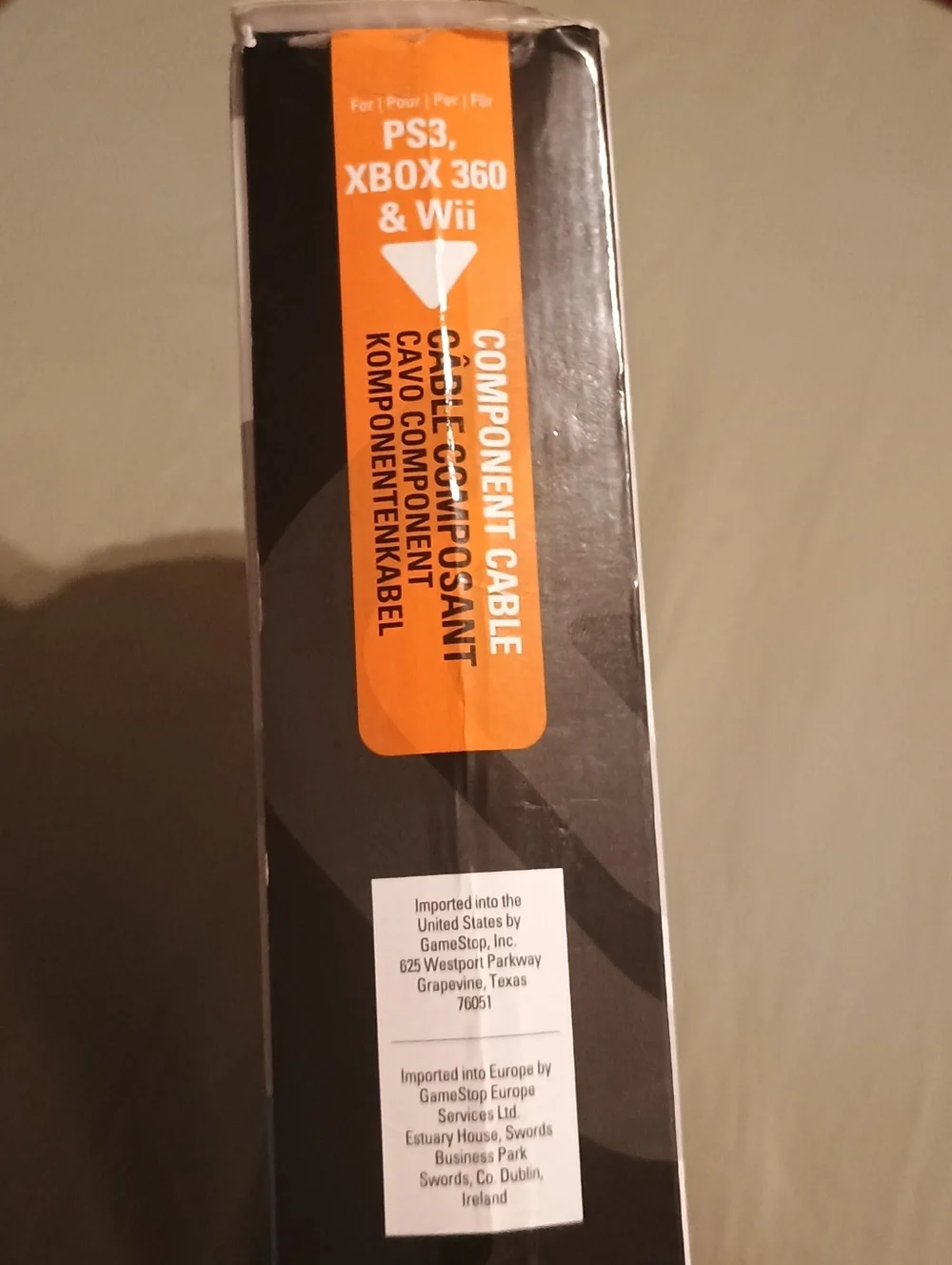 Play Component Video & Audio Cable for PS3, Xbox 360 & Wii — Black - Picture 3 of 3